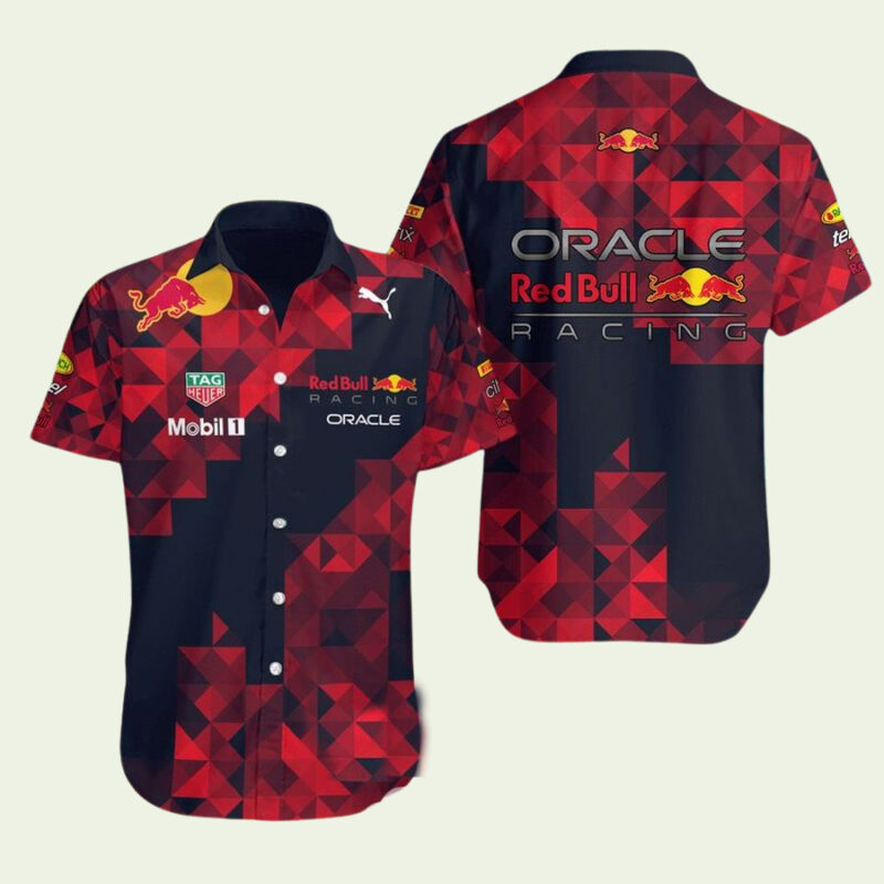 ORACLE RED BULL RACING HAWAIIAN SHIRT 2