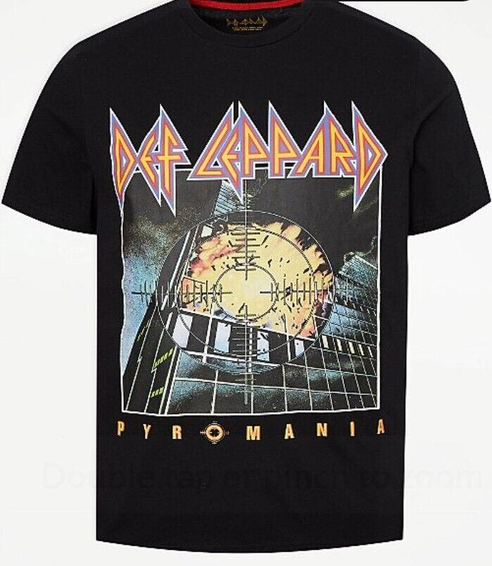 Officially Licensed, Def Leppard T-shirt, Classic  Pyromania  Album Cover