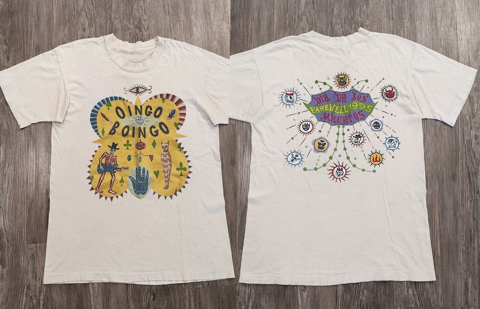 Oingo Boingo 1995 Farewell Tour Dias De Las Muertos Band T-Shirt