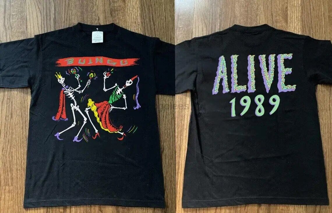 Oingo Boingo Alive 1989 T-Shirt Vtg 80s Oingo Boingo Alive Tour