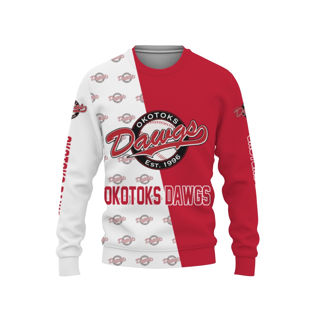 Okotoks Dawgs Sports American Football 3D Shirt-3D Sweatshirt