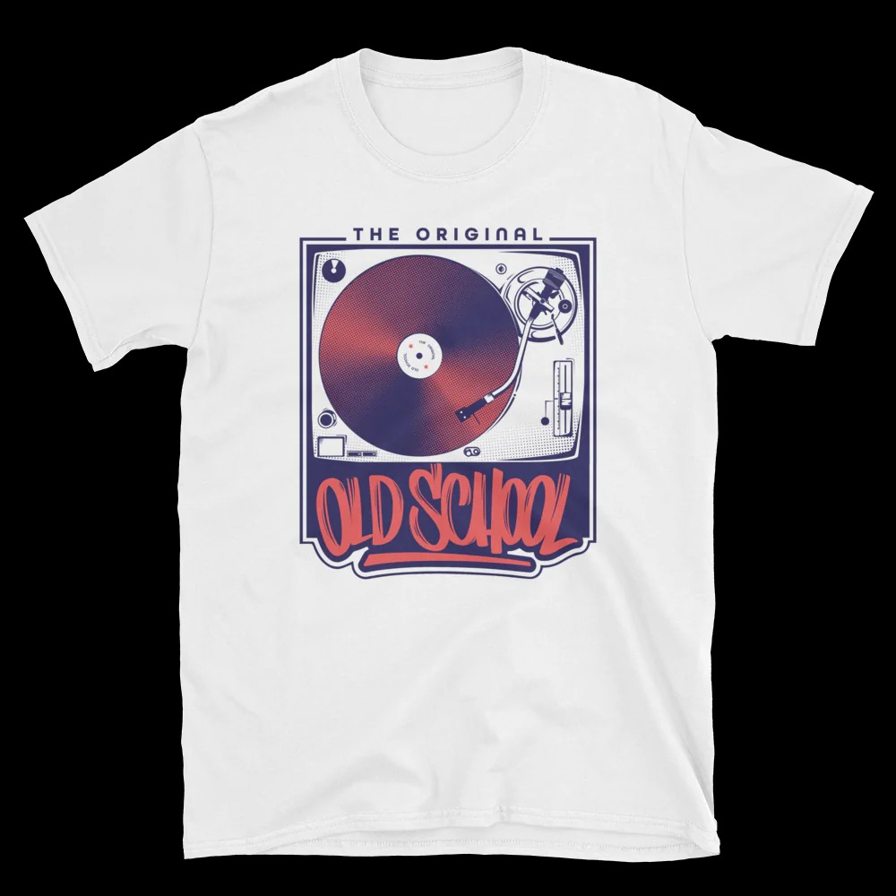 Old School Turntable Short-Sleeve Unisex T-Shirt