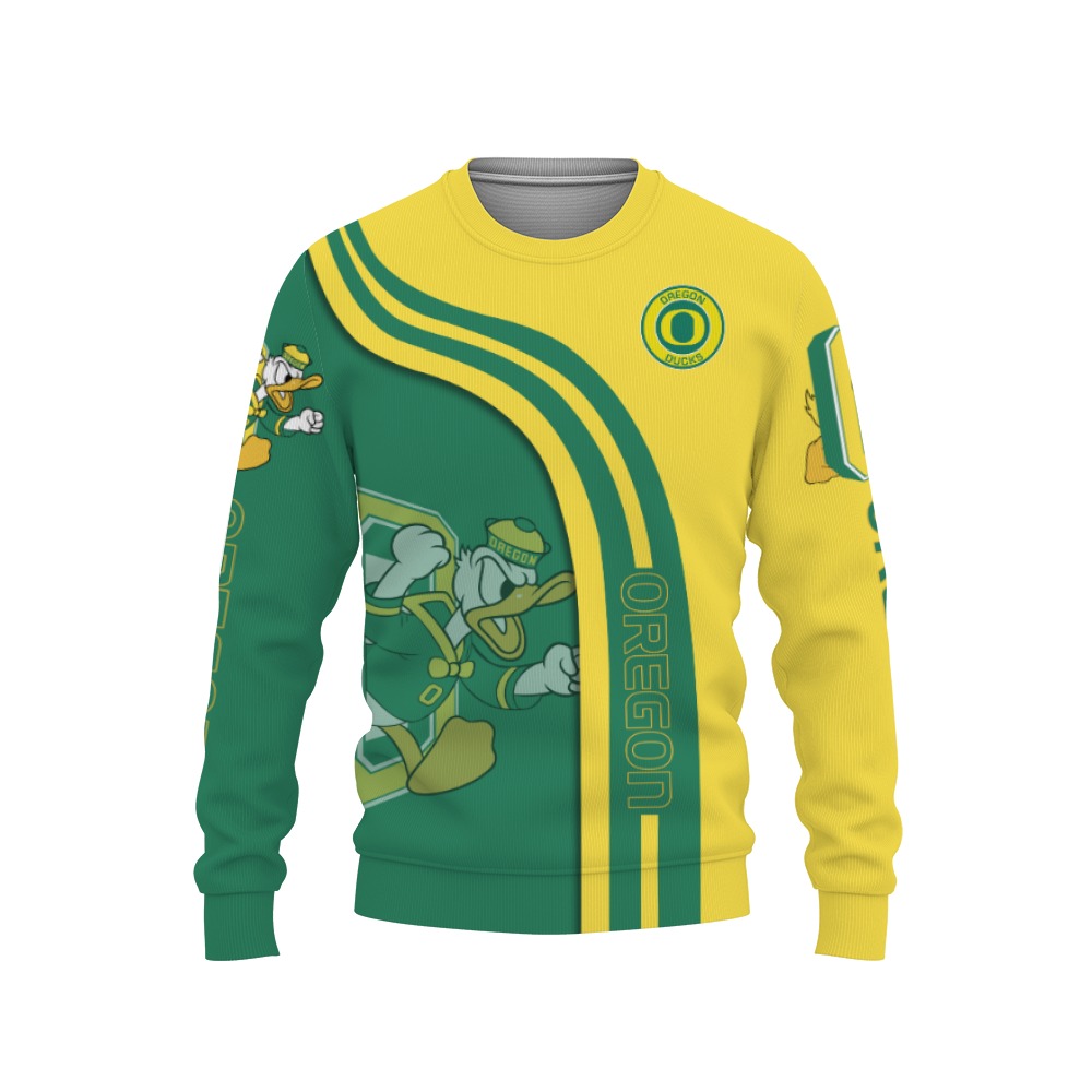 Oregon Ducks Road To Champion-3D Sweatshirt