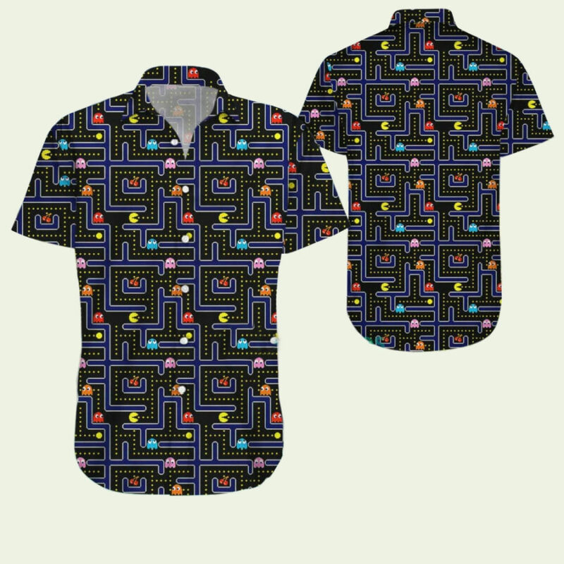 PACMAN HAWAIIAN SHIRT