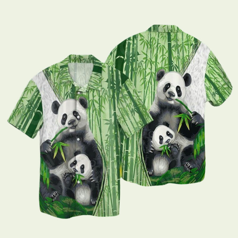 PANDA HAWAIIAN SHIRT 2