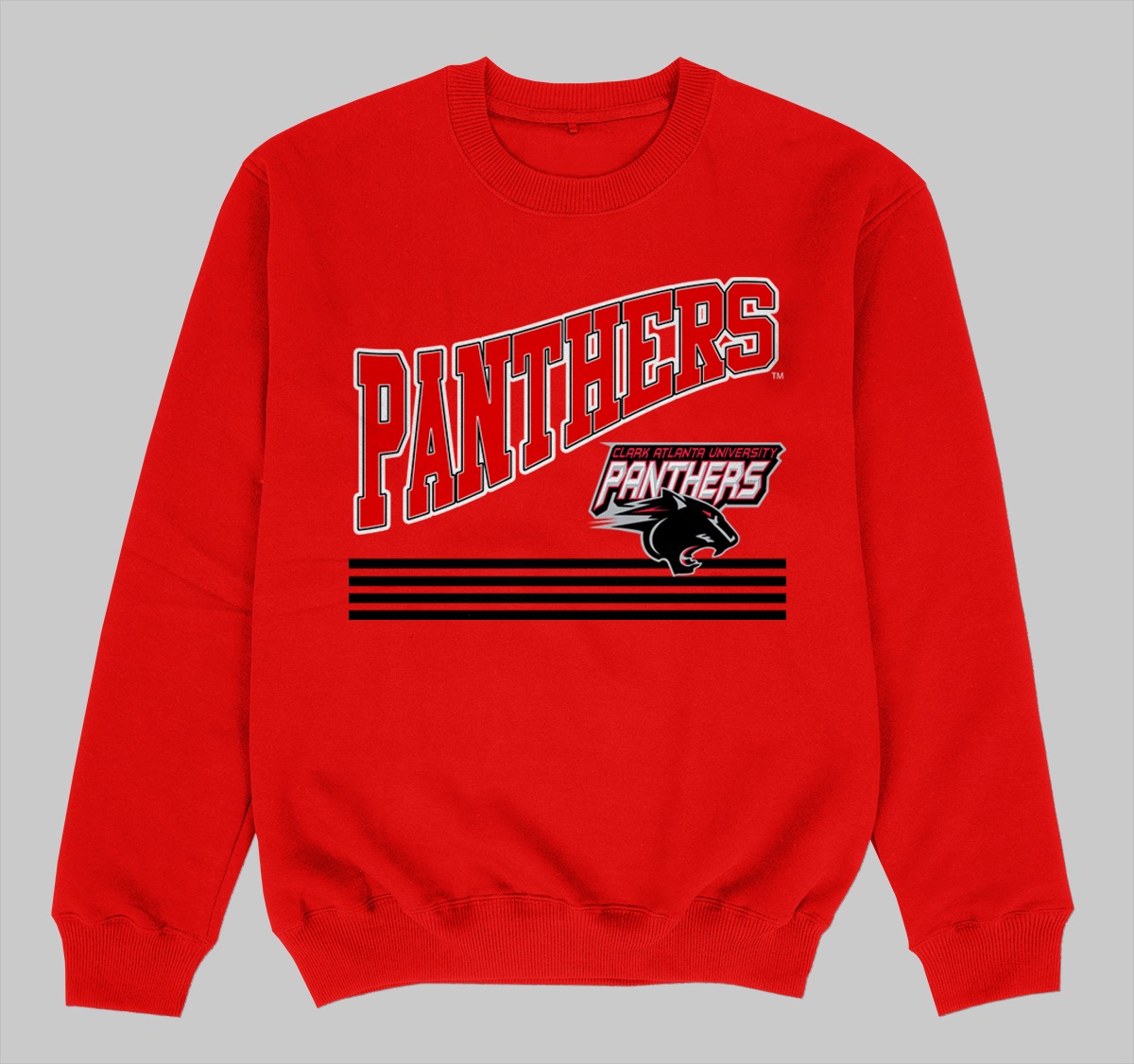 PANTHERS CLASSIC DESIGN SWEATSHIRT RED COLOR