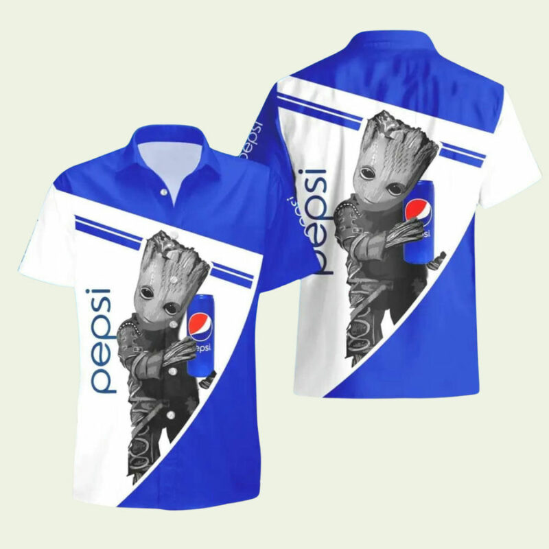 PEPSI LOVER GROOT HUG HAWAIIAN SHIRT