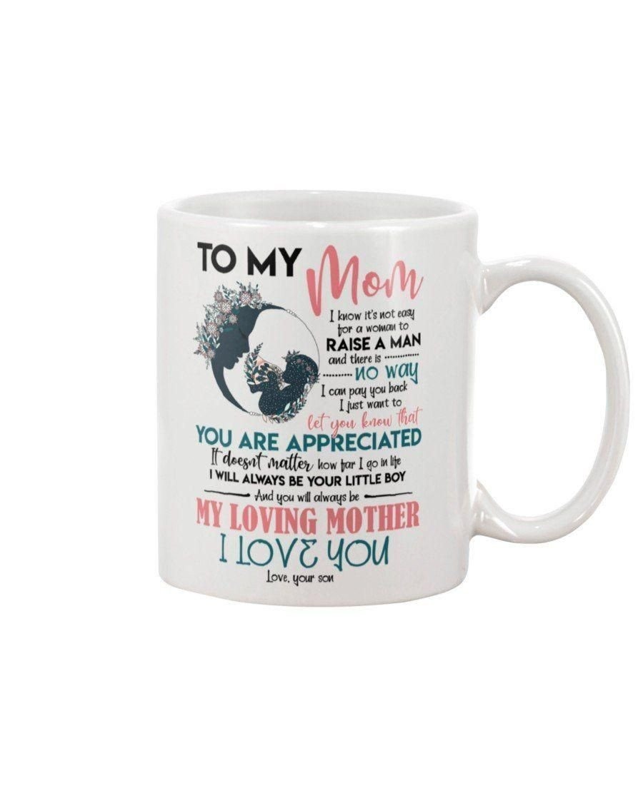 PERSONALIZED MUG TO MY MO FROM SON GIFTS FOR MOM WITH WONDERFUL MESSAGE I LOVE YOU MUG GIFTS FOR MAMA MOTHERS CUP COFFEE CUP WHITE CERAMIC MUG 11OZ 15OZ