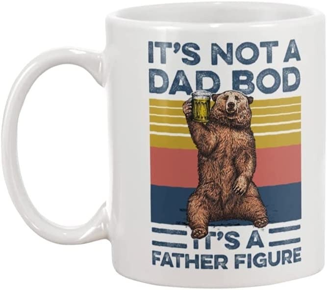 PERSONALIZED TO MY FATHER MUG IT'S A FATHER FIGURE CERAMIC COFFEE MUG