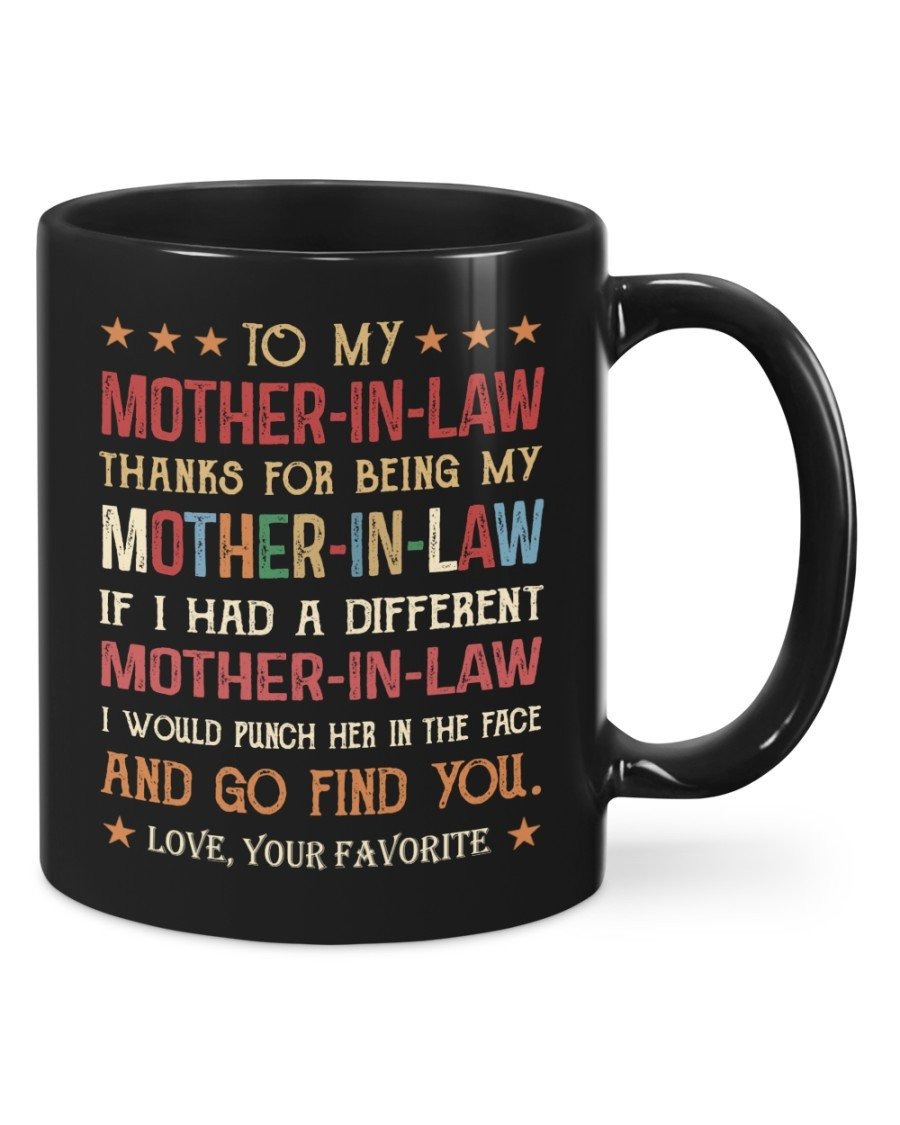 PERSONALIZED TO MY MOTHER-IN-LAW MUG THANKS FOR BEING MY MOTHER-IN-LAW MUG GIFTS FOR MOM, HER, MOTHER'S DAY ,BIRTHDAY, ANNIVERSARY CUSTOMIZED NAME CERAMIC CHANGING COLOR MUG 11-15 OZ