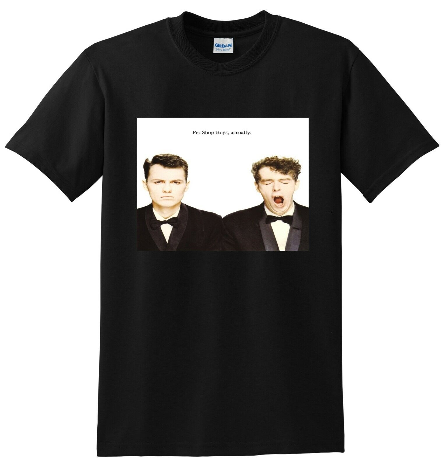 PET SHOP BOYS T SHIRT actually vinyl cd cover SMALL