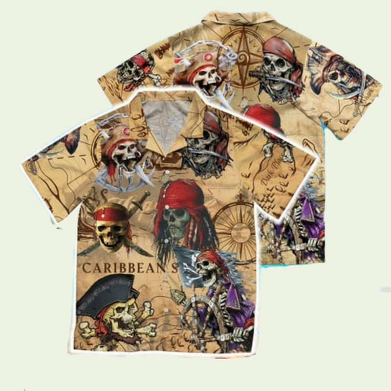 PIRATES OF THE CARIBBEAN HAWAIIAN SHIRT