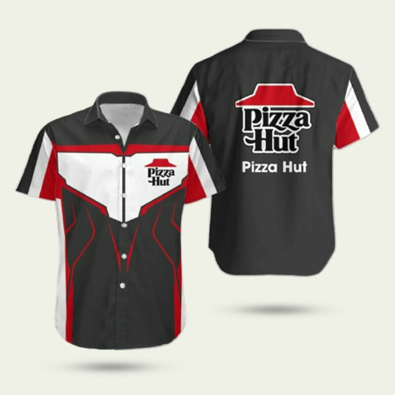 PIZZA HUT BLACK HAWAIIAN SHIRT