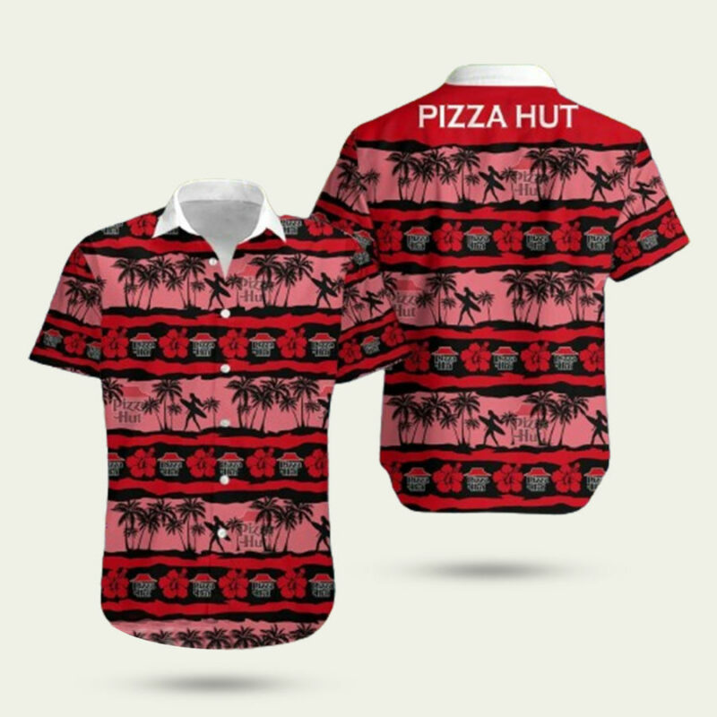 PIZZA HUT TROPICAL COCONUT HAWAIIAN SHIRT