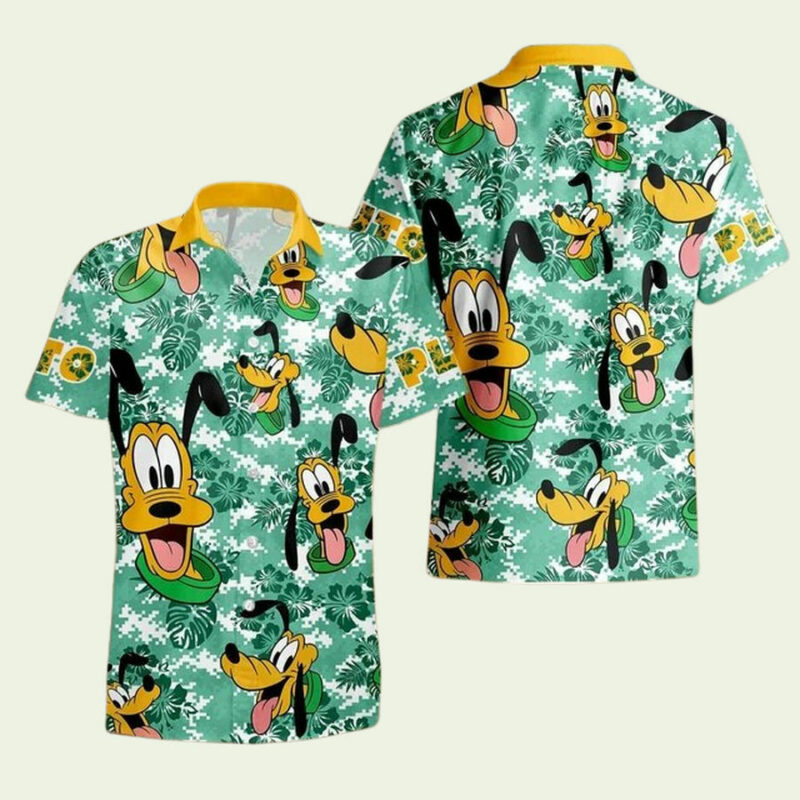 PLUTO DOG DISNEY HAWAIIAN SHIRT