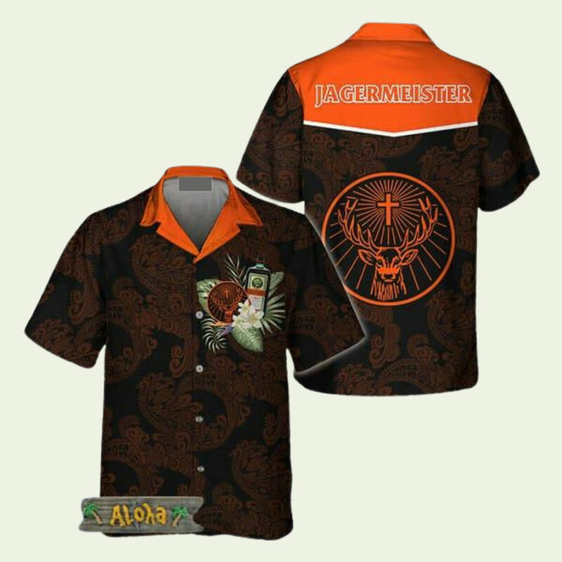 POLYNESIAN TRIBAL JAGERMEISTER HAWAIIAN SHIRT