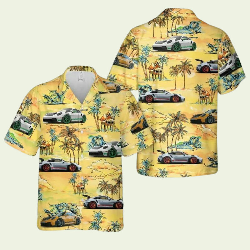 PORSCHE 911 GT3 RS HAWAIIAN SHIRT