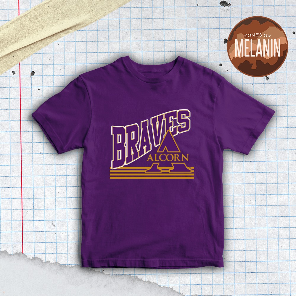 PURPLE CLASSIC ALCORN STATE TEE