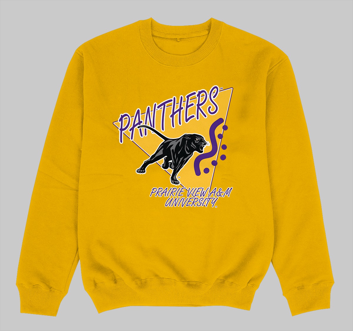 PVAMU BEEPER CREWNECK SWEATSHIRT GOLD COLOR