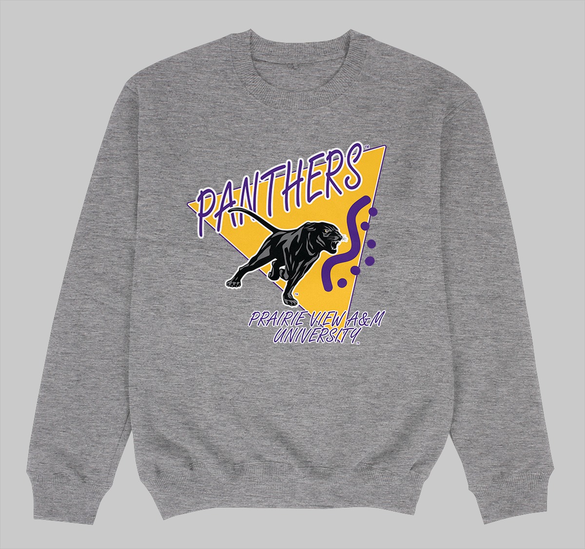 PVAMU BEEPER CREWNECK SWEATSHIRT GREY COLOR