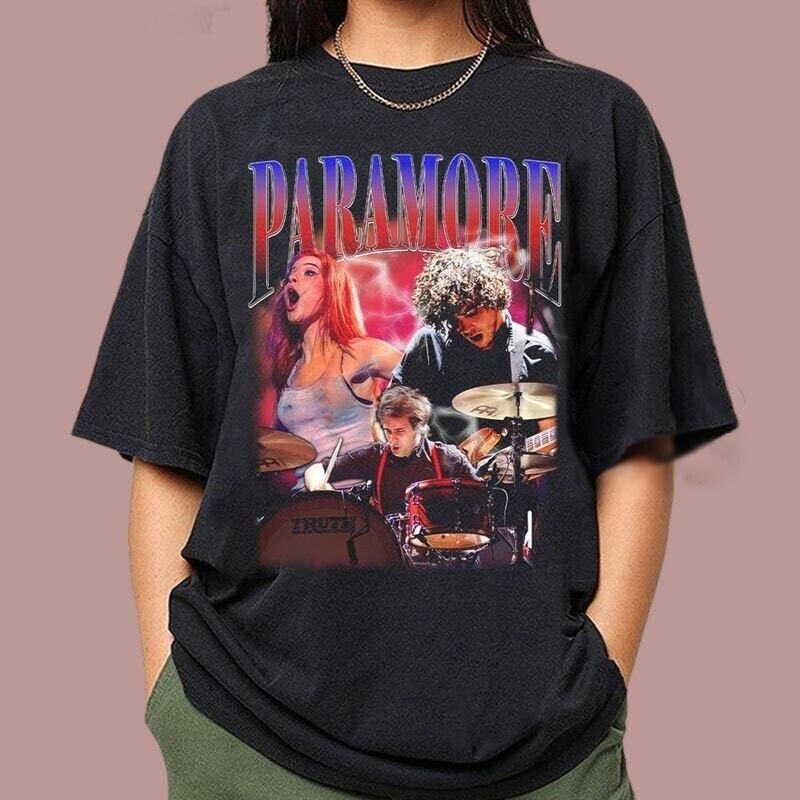 Paramore Rock Band 2023 HAYLEY Williams Homage T Shirt Vintage Classic