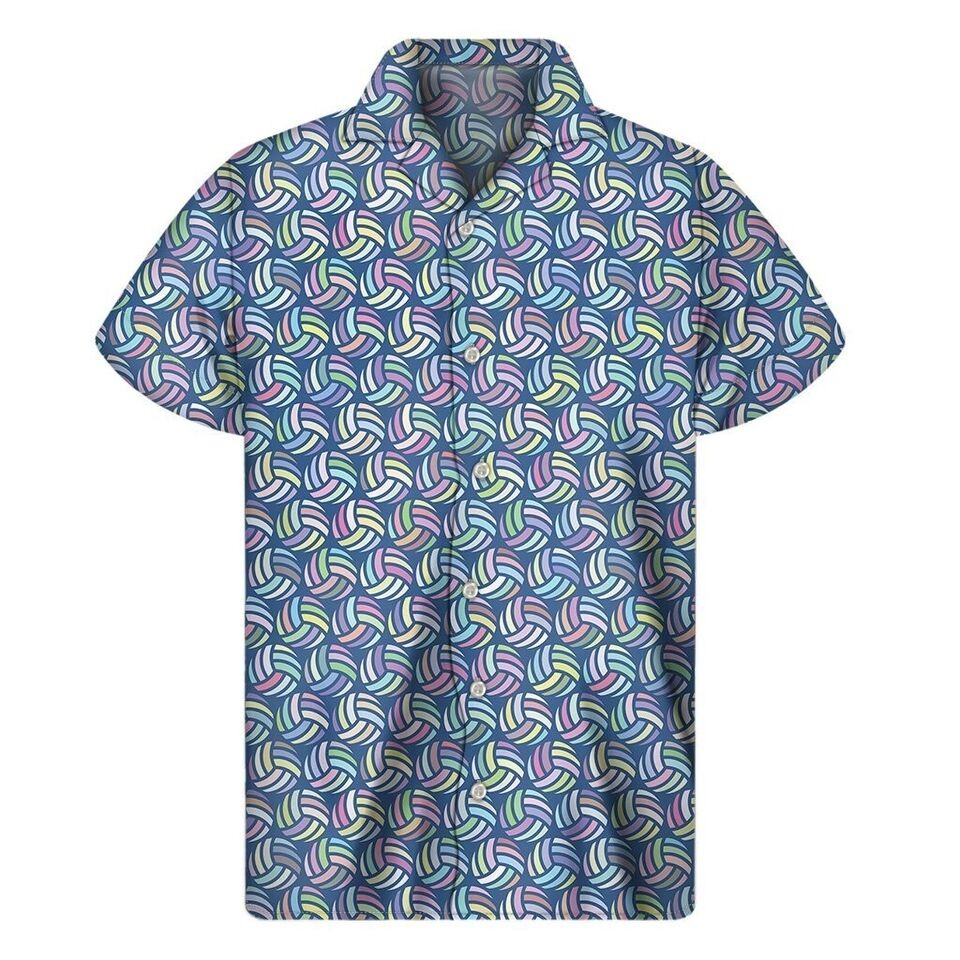 Pastel Volleyball- Unisex Hawaiian Shirt For Fan, Beach Shirts, S-5XL US SIZE