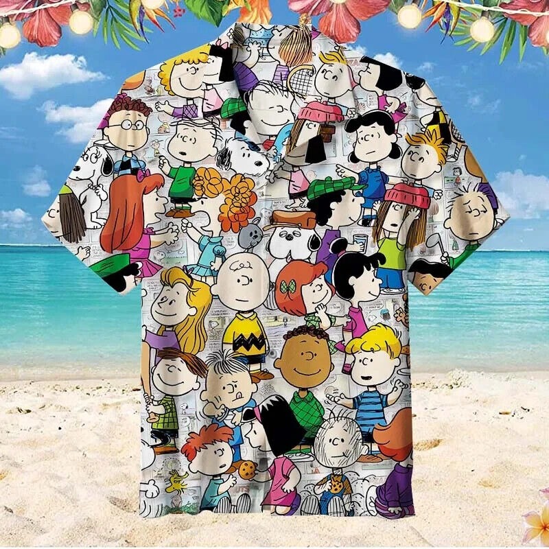 Peanuts HAWAIIAN SHIRT, S-5XL US Size, Gift For Fans, Family Beach Shirt