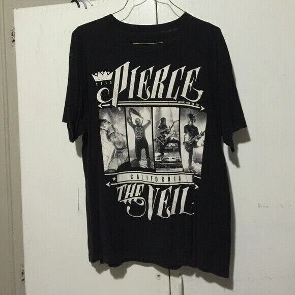 Pierce The Veil Band Graphic Black Shirt Unisex