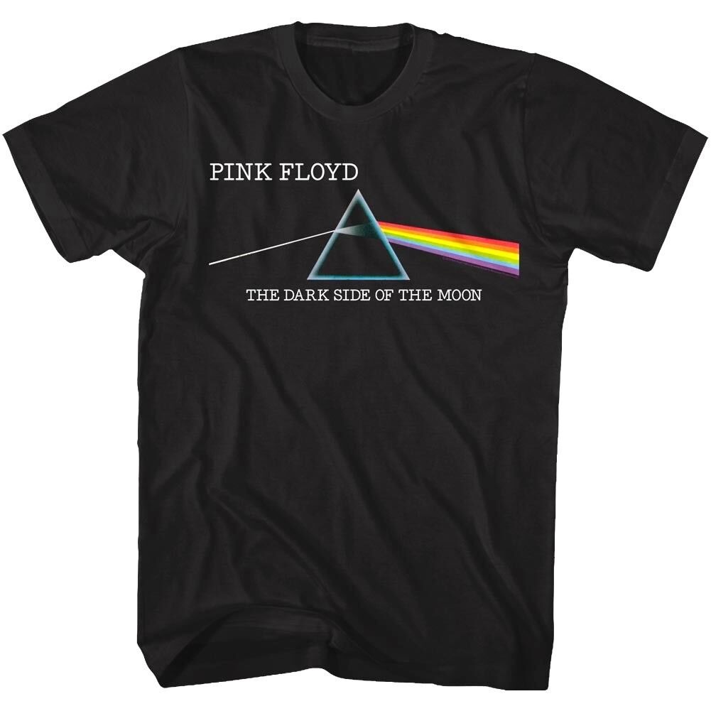 Pink Floyd Dark Side of the Moon Prism Album Cover Men's T Shirt Rock Band Merch