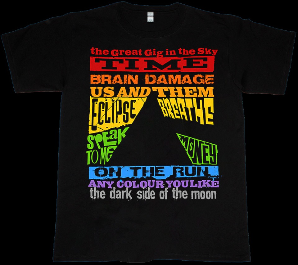 Pink Floyd Group, Dark Side Tracks, Dark Side Of The Moon, Frightened T-Shirt