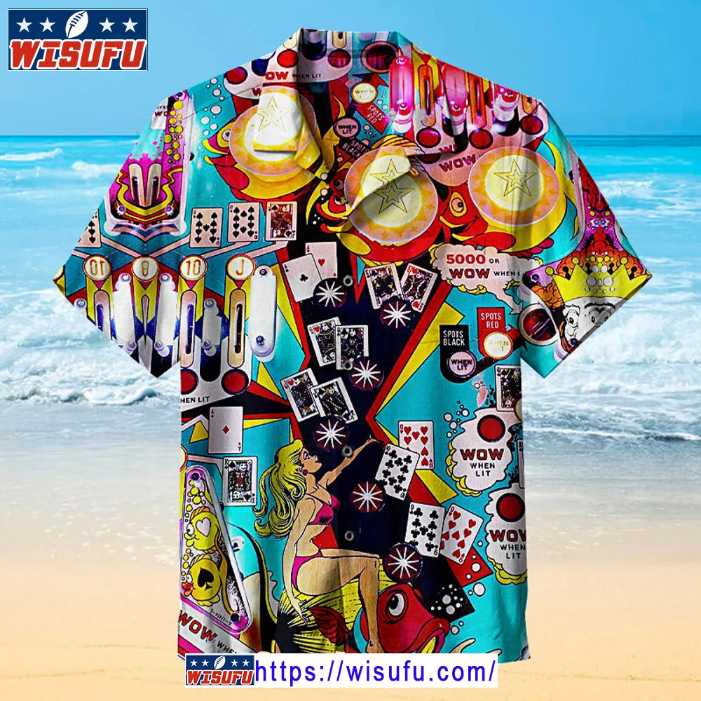 Poker Playfield -unis-ex Hawaiian Shirt