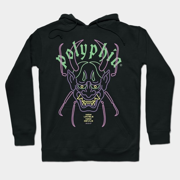 Polyphia Merch Polyphia Devils Art Icon Hoodie