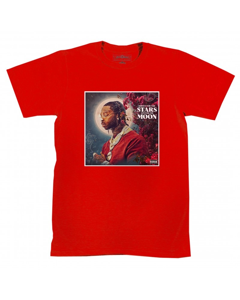 Pop Smoke Moon Tee - Red