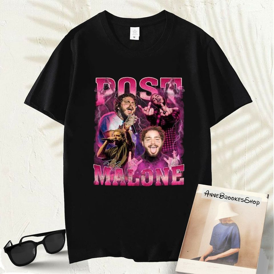 Post Malone Vintage Graphic Shirt, Post Malone Shirt, Post Malone Merch, Post Malone Graphic