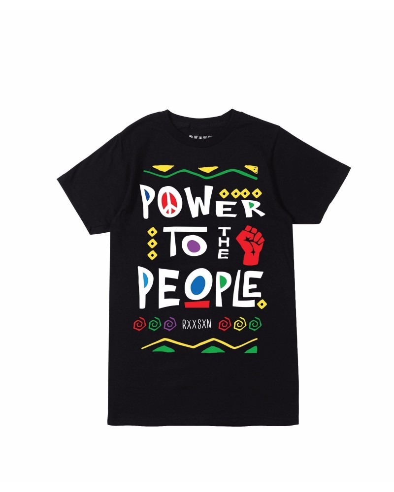 Power To The People Tee - Black