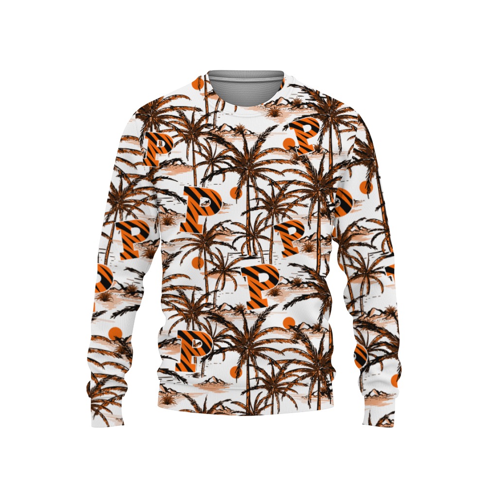 Princeton Tigers Champions Sports Hawaiian Coconut Patterns Shirt 2023-3D Sweatshirt