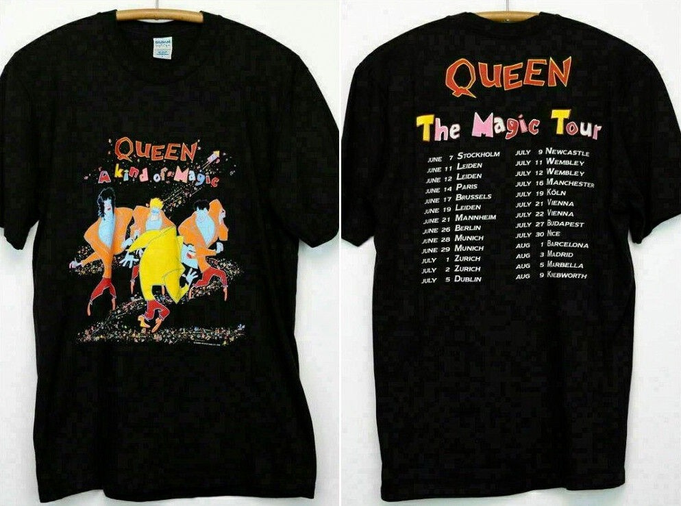 Queen A Kind Of Magic Europe Tour 1986 T-Shirt