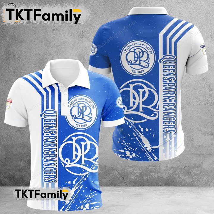 Queens Park Rangers 3D Polo Shirt TKT Familys