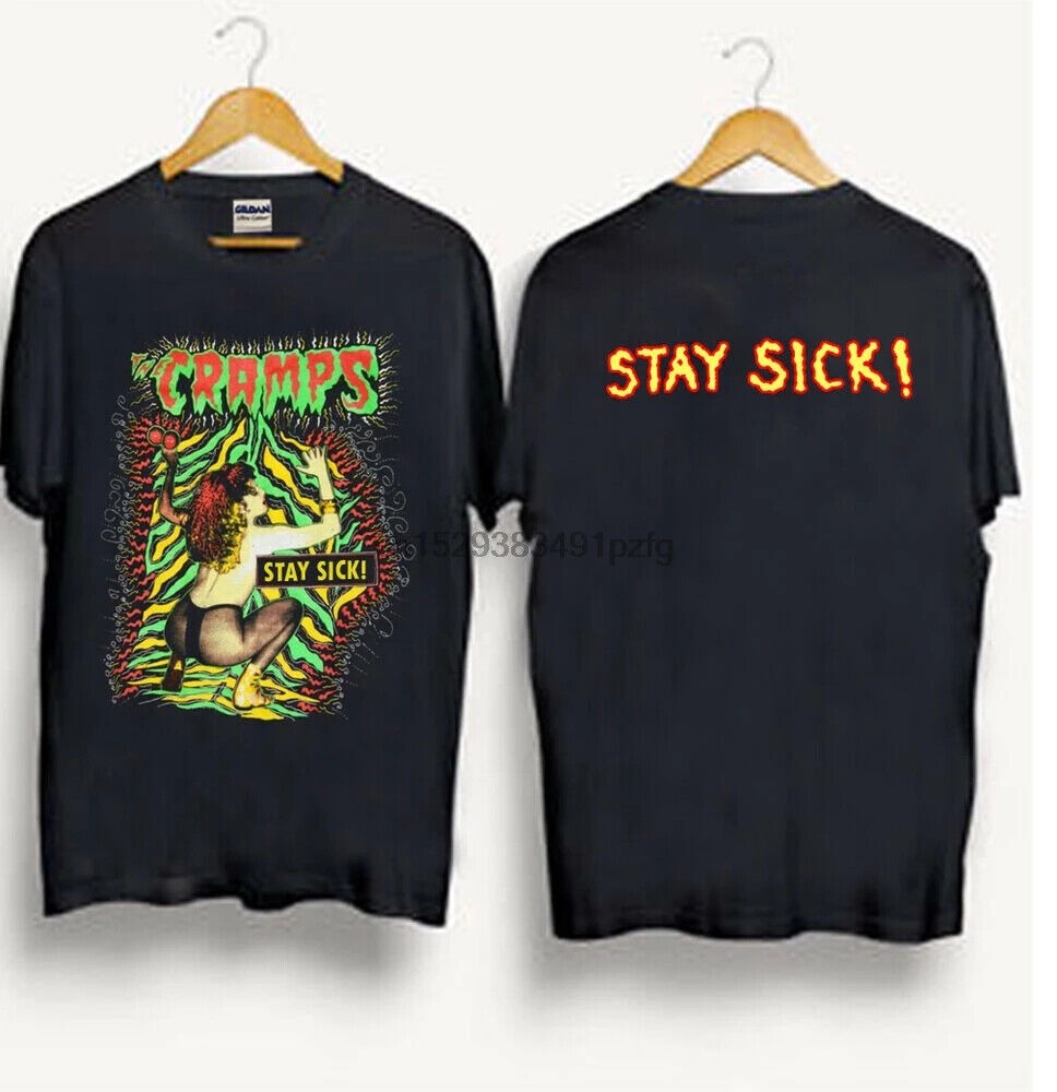 RARE REPRINT Vintage The Cramps 1990 Stay Sick T Shirt