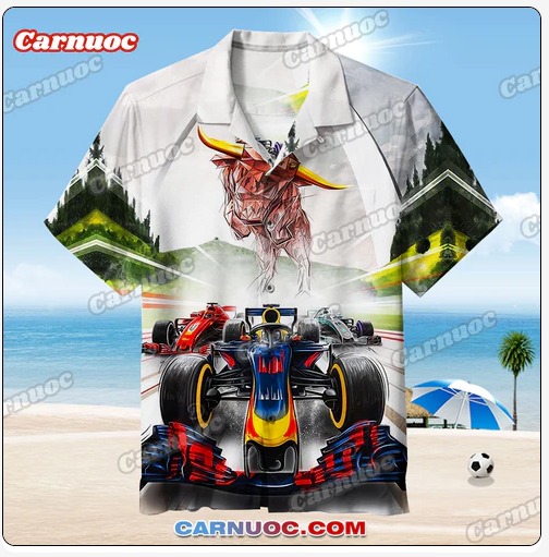 RB Racing Unisex Hawaiian Shirt, Gift For Men And Women, S-5XL US Size