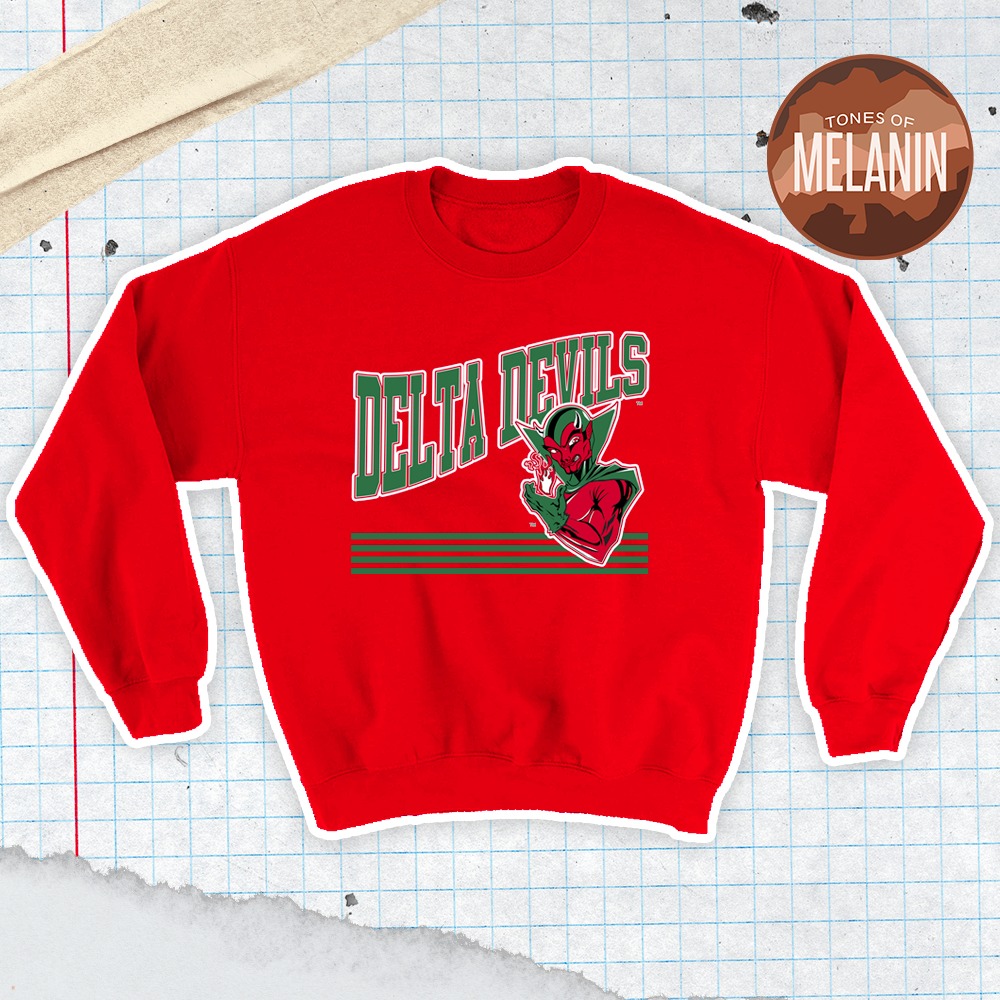 RED MVSU CLASSIC CREWNECK