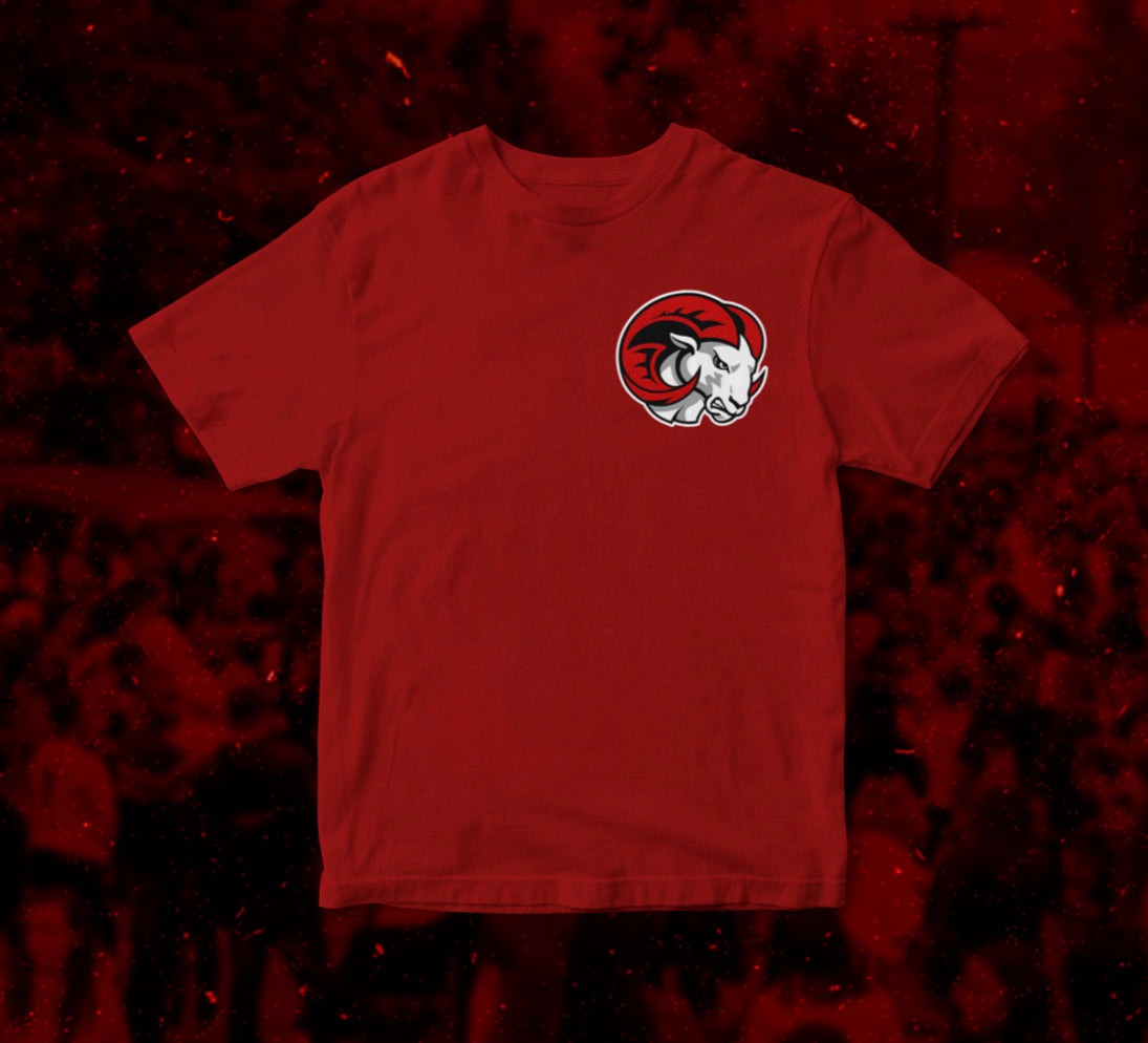 RED WSSU RAMS T-SHIRT