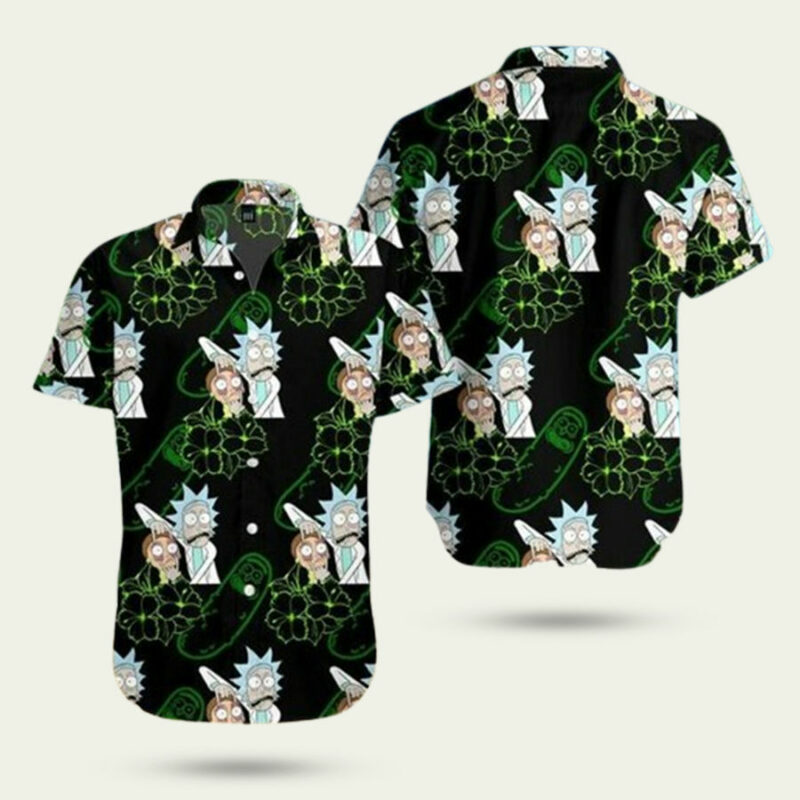 RICK AND MORTY PICKLE RICK HAWAIIAN SHIRT