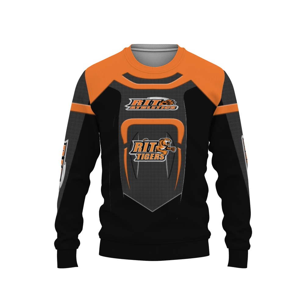 RIT Tigers Champion Football Sport Spirit Team Shirt-3D Sweatshirt