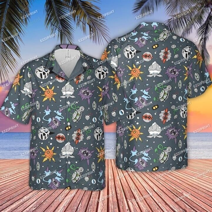 ROCK TYPE POKE HAWAIIAN SHIRT, S-5XL US Size, Gift For Men, Birthday Gift