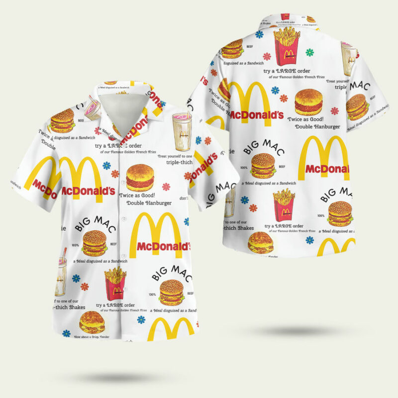 RONALD MCDONALDS HAWAIIAN SHIRT