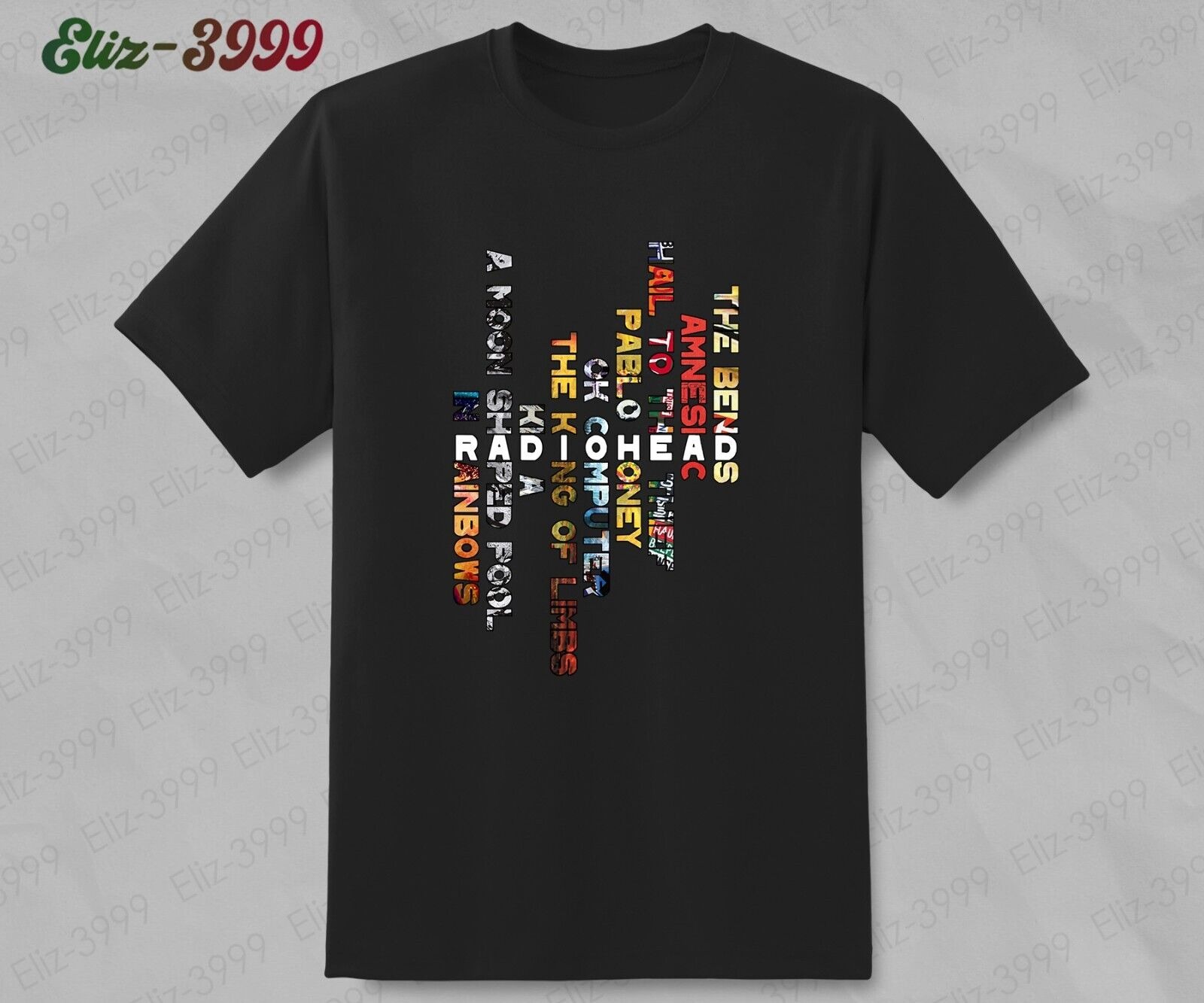 Radiohead Discography T-Shirt All