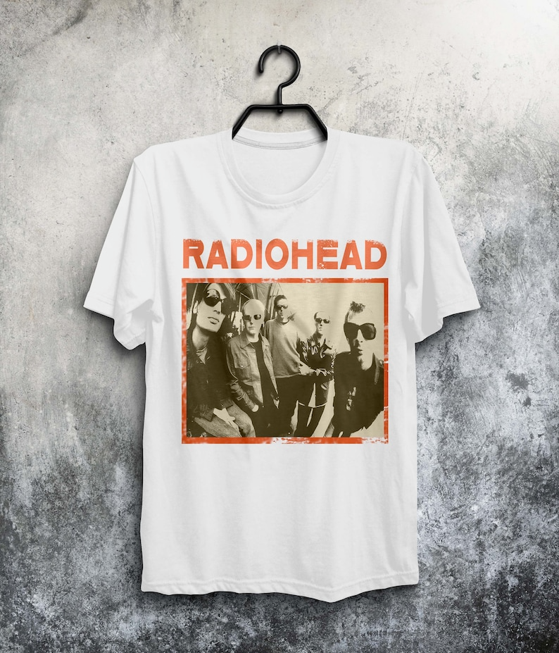 Radiohead Group Shirt Prtin Art T Shirt