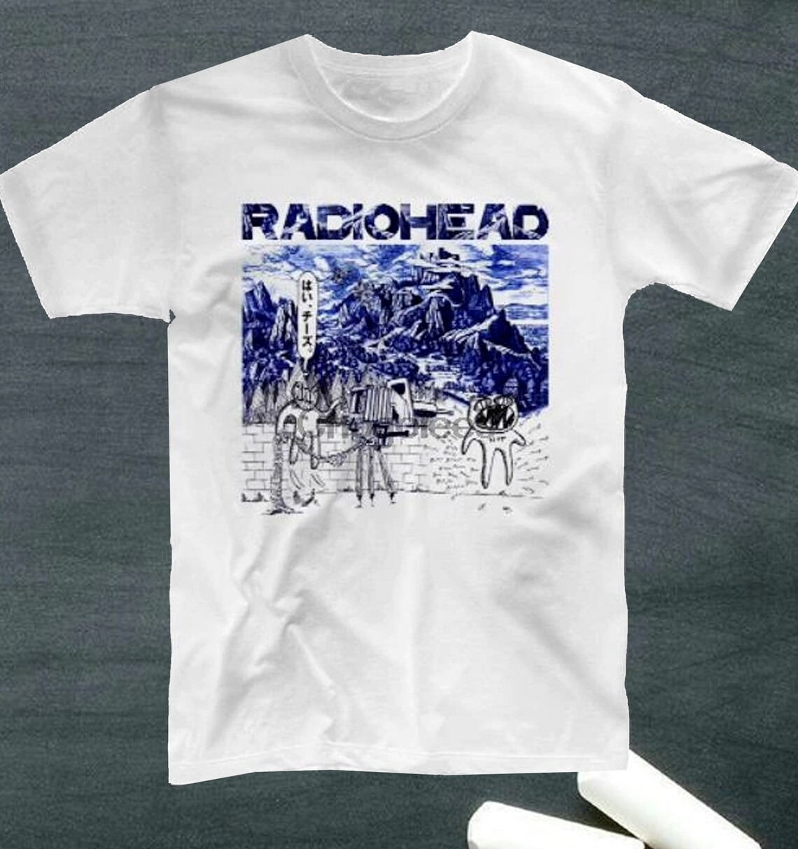 Radiohead Shirt, Radiohead Tee, Radiohead Graphic Tshirt, Vintage Band Tee