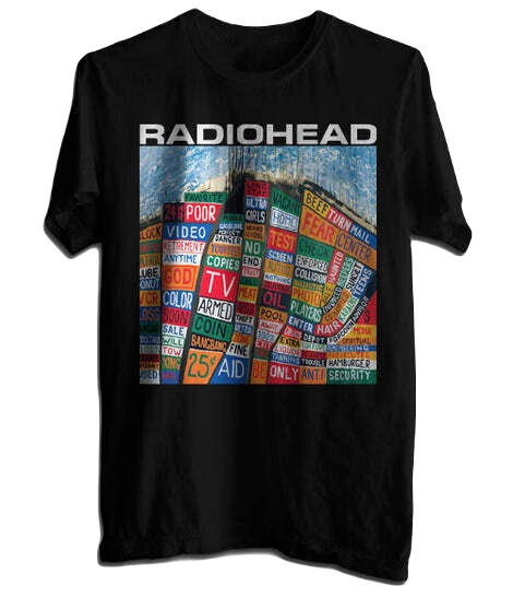 Radiohead T-Shirt, unisex t-shirt, rock band shirt